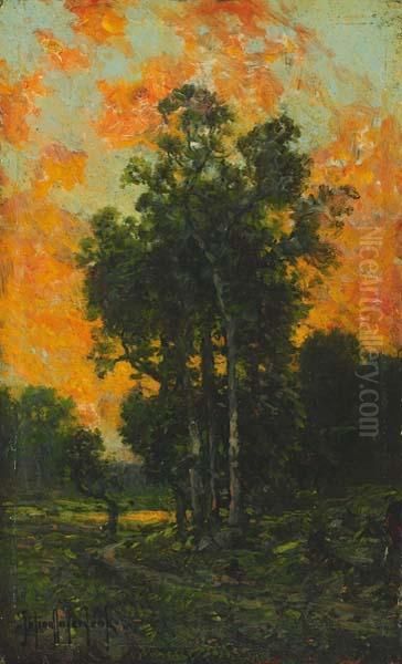 ''dongan Hills-staten Island, New York'' Oil Painting by Julian Onderdonk