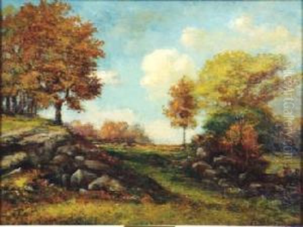 Autumn Landscape Oil Painting by Julian Onderdonk