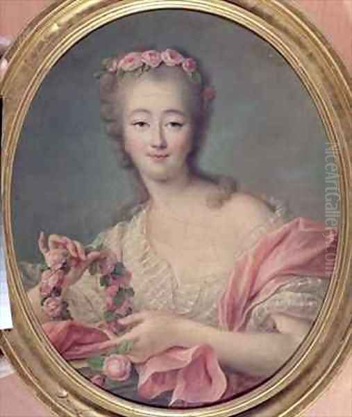 Madame du Barry 2 Oil Painting by Francois-Hubert Drouais