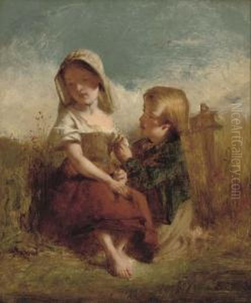 The Locket Oil Painting by Sir William Quiller-Orchardson