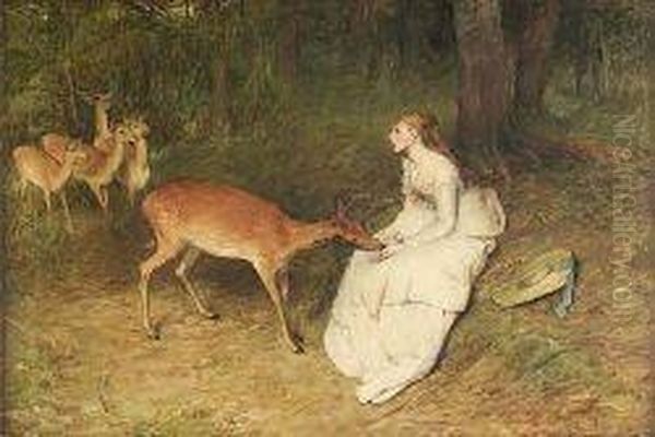 The Forest Pet Oil Painting by Sir William Quiller-Orchardson