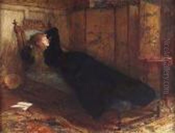 Dolce Far Niente Oil Painting by Sir William Quiller-Orchardson