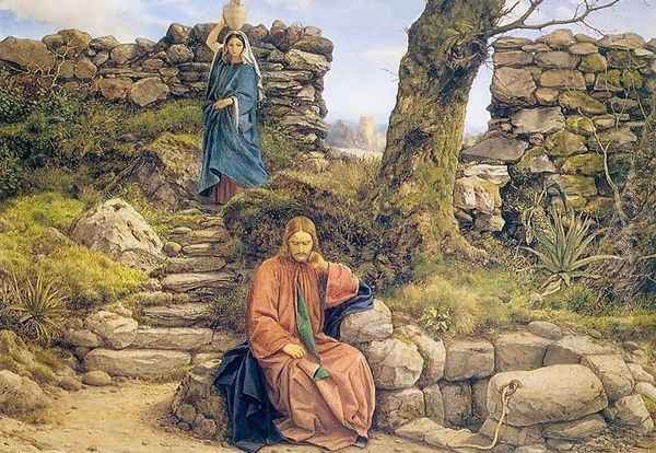 The Woman of Samaria Oil Painting by William Dyce