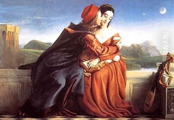 Francesca da Rimini Oil Painting by William Dyce