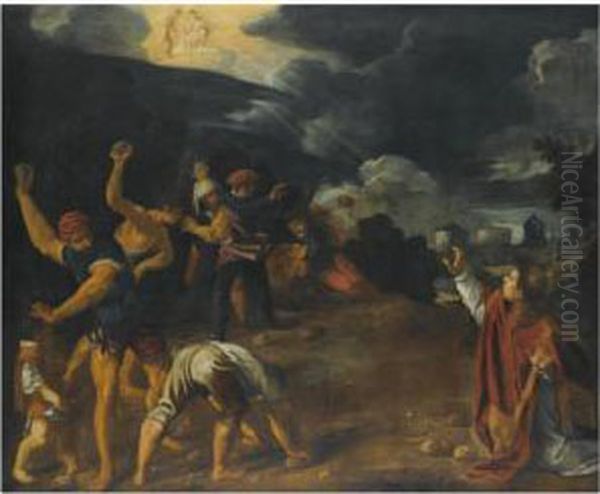 The Stoning Of Saint Stephen Oil Painting by Pedro De Orrente