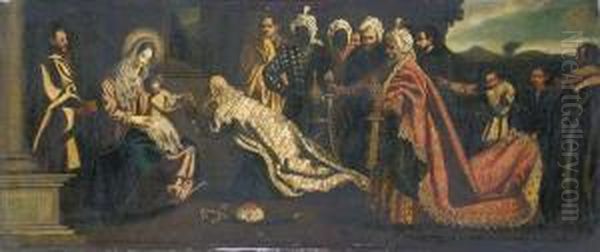 Adoration Of The Magi Oil Painting by Pedro De Orrente