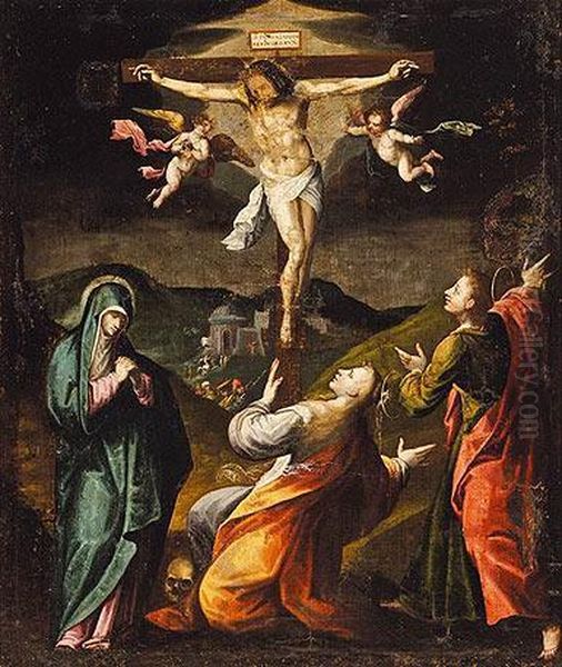 El Calvario Oil Painting by Pedro De Orrente