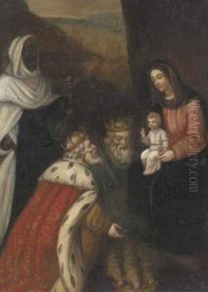 The Adoration Of The Magi Oil Painting by Pedro De Orrente