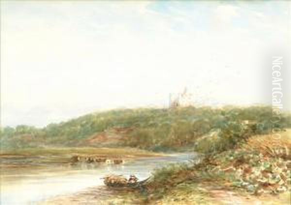 Norham Castle Oil Painting by James Orrock