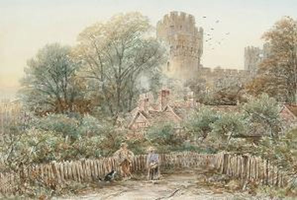 Warwick Castle Oil Painting by James Orrock