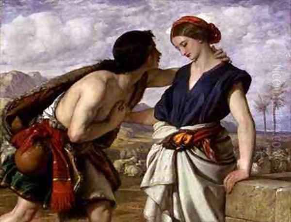 The Meeting of Jacob and Rachel 2 Oil Painting by William Dyce