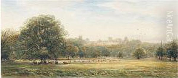 Warwick Castle Oil Painting by James Orrock