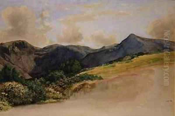 Goat Fell Arran Oil Painting by William Dyce