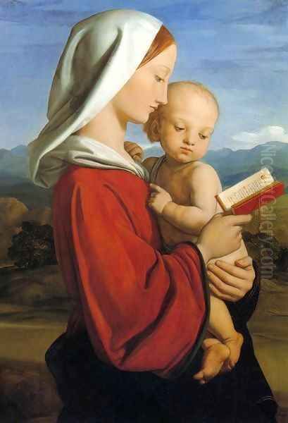 The Virgin and Child Oil Painting by William Dyce