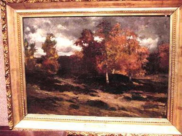 A Clearing In Autumn Oil Painting by Francois Auguste Ortmans