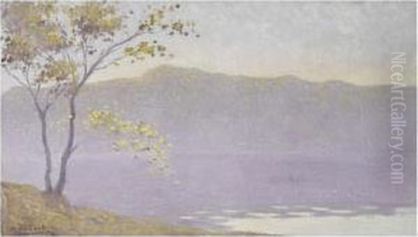 Brume D'automne Oil Painting by Alphonse Osbert