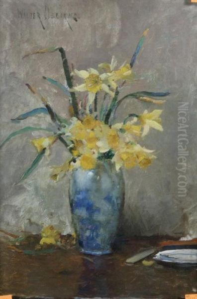 Daffodils Oil Painting by Walter Frederick Osborne