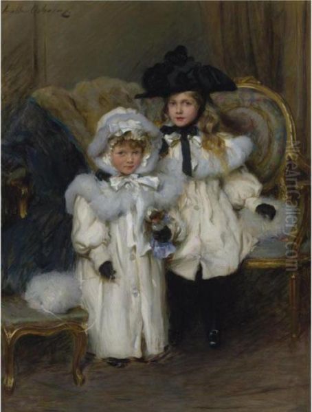 Dorothy And Irene Falkiner Oil Painting by Walter Frederick Osborne