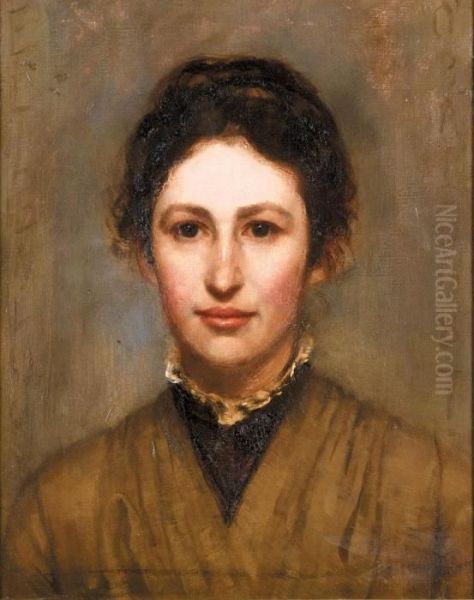 Nellie O'brien Oil Painting by Walter Frederick Osborne