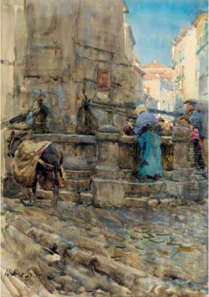 The Well Oil Painting by Walter Frederick Osborne