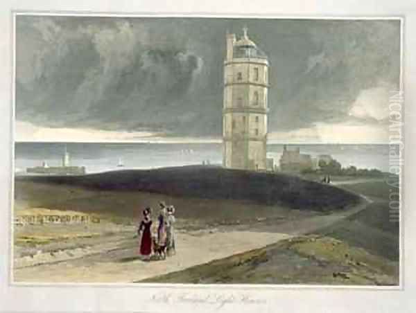 North Foreland Lighthouse Oil Painting by William Daniell RA