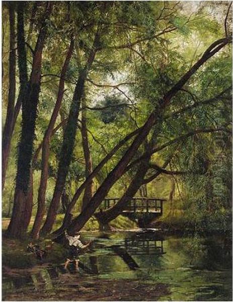 A Glade In The Phoenix Park Oil Painting by Walter Frederick Osborne