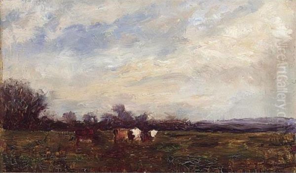 Landscape With Cows Oil Painting by Walter Frederick Osborne