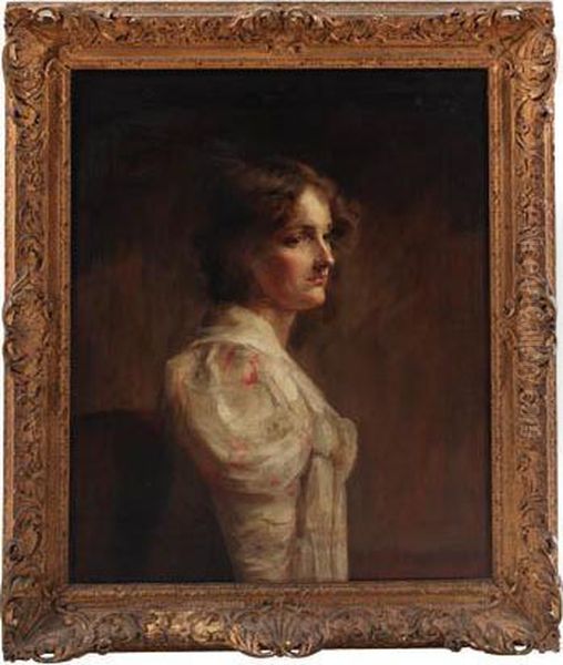 Portrait Of E.m.l. Poer Trench Oil Painting by Walter Frederick Osborne