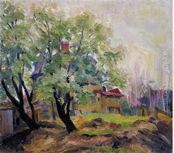 Summer Garden, C. 1935 by Alexander Alexandrov Osmerkin