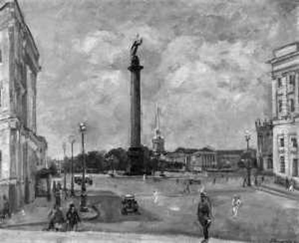 Sankt Petersburg Oil Painting by Alexander Alexandrov Osmerkin