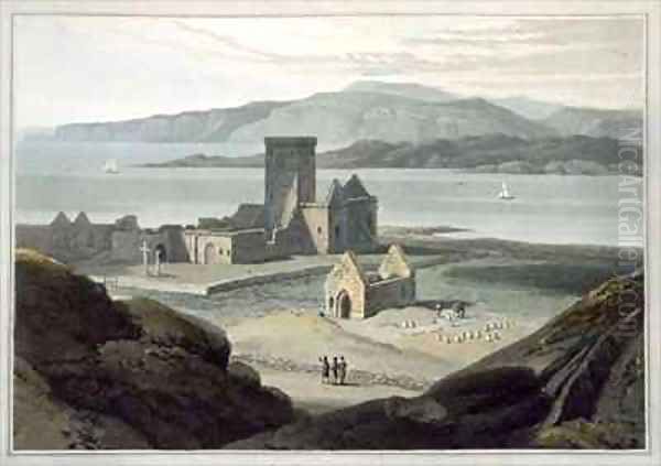 The Cathedral at Iona Oil Painting by William Daniell RA