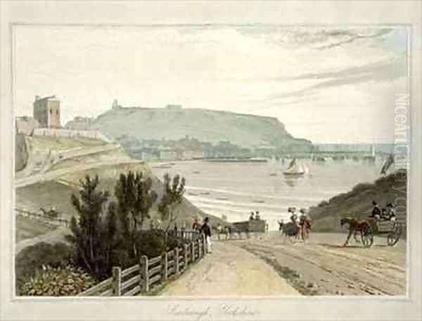 Scarborough Yorkshire Oil Painting by William Daniell RA