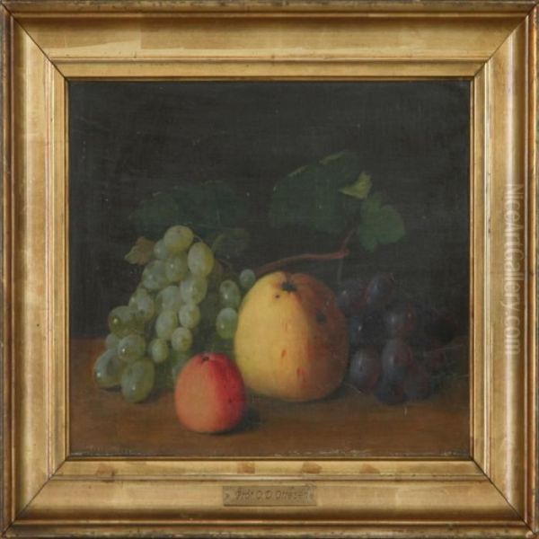 Still Life With Fruit Oil Painting by Otto Didrik Ottesen