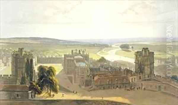 Windsor Castle 2 Oil Painting by William Daniell RA