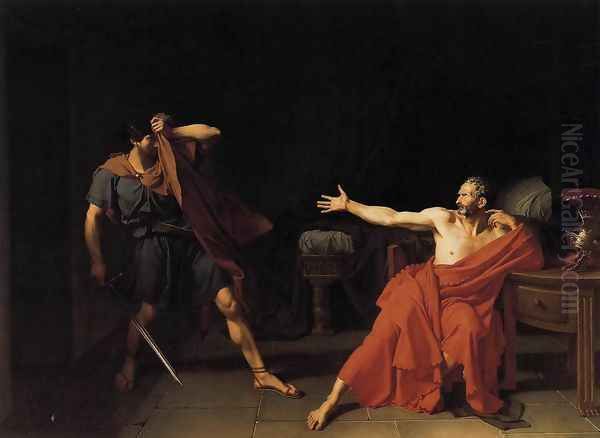 Marius at Minturnae 1786 Oil Painting by Jean-Germain Drouais