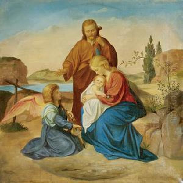 Untitled Oil Painting by Johann Friedrich Overbeck