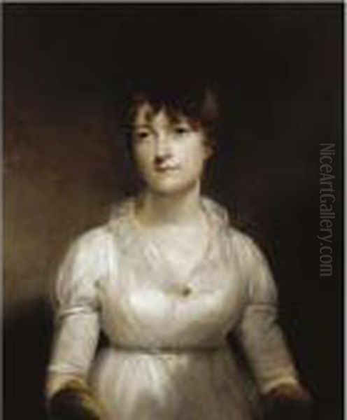 Portrait Of A Lady Oil Painting by William Owen