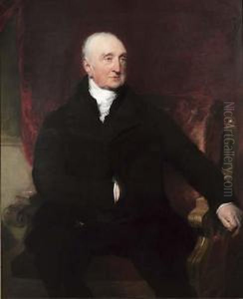 Portrait Of John Scott Oil Painting by William Owen