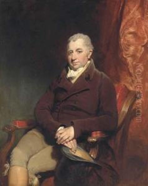 Portrait Of Sir Charles Morgan Oil Painting by William Owen