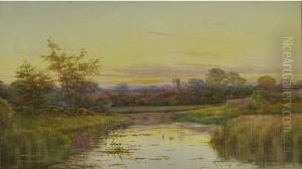 At Lyttleton - Shepperton Oil Painting by George Oyston