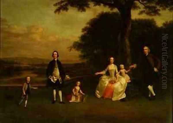 The Till Family Oil Painting by Arthur Devis