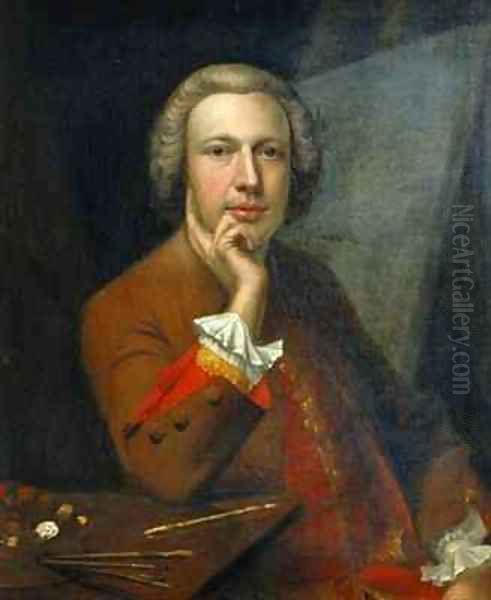 Self Portrait 2 Oil Painting by Arthur Devis