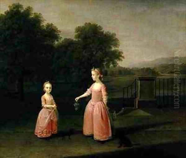 The Edgar Children Oil Painting by Arthur Devis