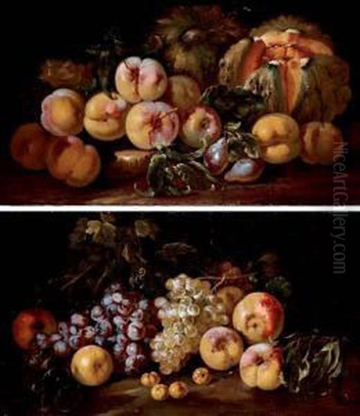 Still Life Oil Painting by Michele Pace Del (Michelangelo di) Campidoglio