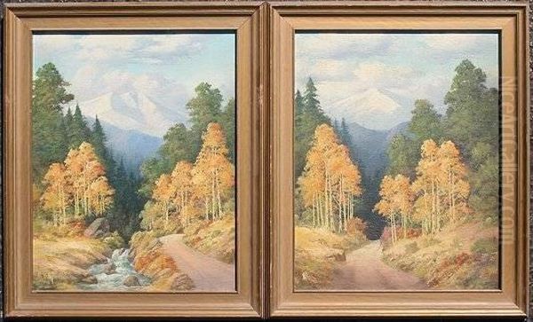 Pike's Peak Oil Painting by William Page