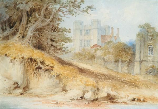 Kenilworth Castle Oil Painting by William Page