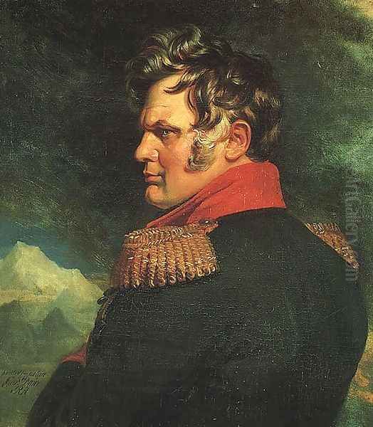 Portrait of General Alexei Yermolov 1823 Oil Painting by George Dawe