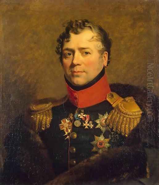 Portrait of Dmitry V. Golitsyn Oil Painting by George Dawe