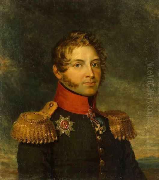 Portrait of Alexander P. Kutuzov Oil Painting by George Dawe