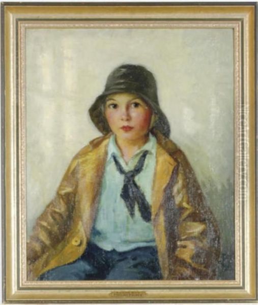 Sailor Boy Oil Painting by Pauline Lennards Palmer